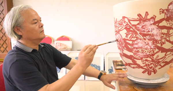 瓷韵——陈琪画瓷作品